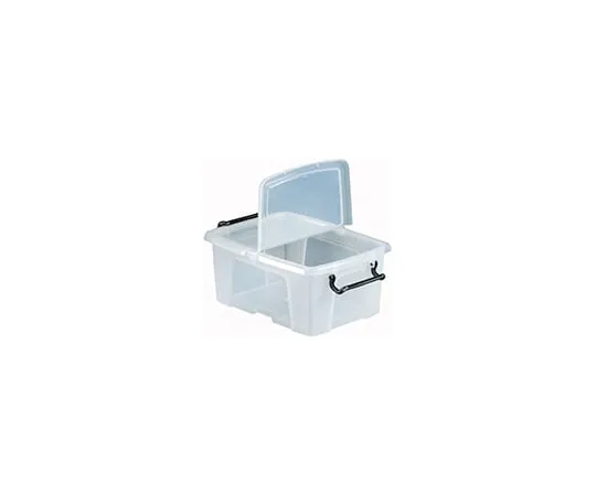 63-5136-90 RS PRO 12L Transparent Polymer Storage Box, 170mm x 295mm x 400mm 825-2322
