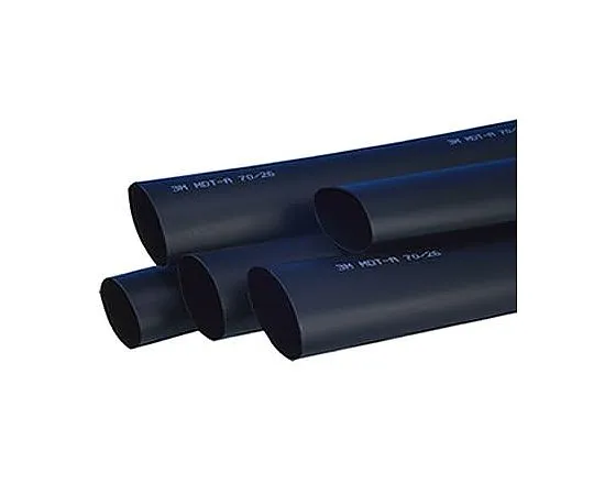 63-5124-59 3M Black Heat Shrink Tubing 50mm Sleeve Dia. x 1m Length, MDT-A Series 4.5:1 Ratio MDTA50/18