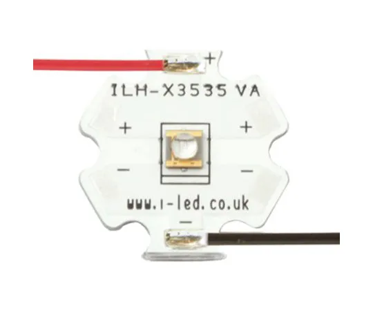 63-5136-85 ILH-XN01-S400-SC211-WIR200. Intelligent LED Solutions, N3535 1 Powerstar Series UV LED, 410nm 400mW 55 °, 4-Pin Surface ILH-XN01-S400-SC211-WIR200.