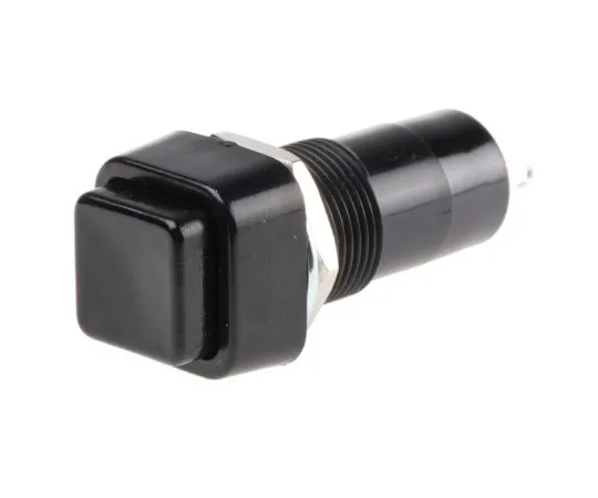 63-5026-33 Lumberg Single Pole Single Throw (SPST) Latching Push Button Switch, 12 (Dia.)mm, Panel Mount, 125/250V ac PBS-001A-2