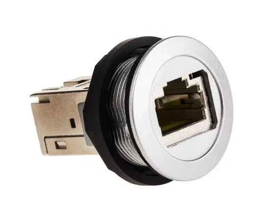 63-5080-62 Harting Cat6 RJ45 Socket/RJ45 Socket Coupler, 1 Port, Shielded 9454521560