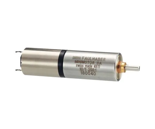 63-5156-56 Faulhaber, 12 V dc, 0.03 (Friction) mNm, 0.5 (Continuous) mNm, 0.82 (Stall) mNm, 6.73 (Constant) mNm, Brushed DC Geared 1016M012G+10/1 256:1