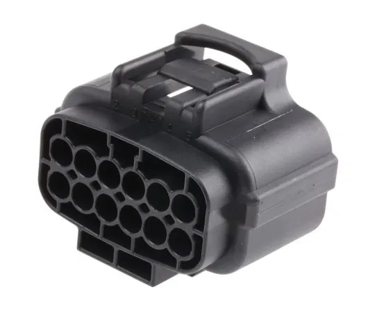 63-5013-71 TE Connectivity Econoseal J 070 Mk II+ Series, 2 Row 12 Way Plug Housing 2822638-1