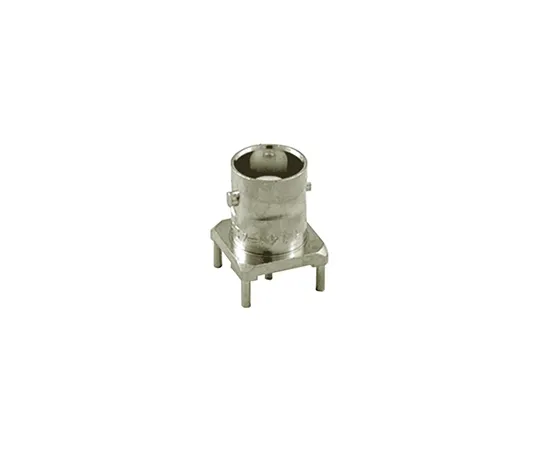 63-5020-93 Radiall Straight 50Ω PCB Mount BNC Connector, jack, Nickel, Through Hole Termination R141426161