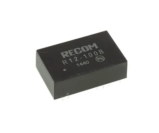 63-5034-51 Recom 5W Isolated DC-DC Converter Through Hole, Voltage in 10 → 14 V dc, Voltage out 55 → 135V dc R12-100B