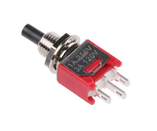 63-5035-39 RS PRO Single Pole Single Throw (SPST) Latching Push Button Switch, 4.95 (Dia.)mm, Panel Mount, 32/50/125V ac 734-6750