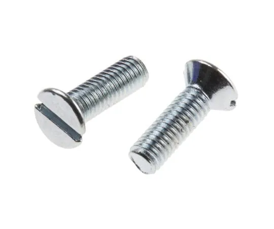63-5173-61 RS Pro, M3 Countersunk Head, 10mm Steel Slot Bright Zinc Plated0.5 908-7362