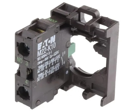63-5123-87 Eaton M22 Contact Block 1NO 500 V Screw terminal M22-AK10