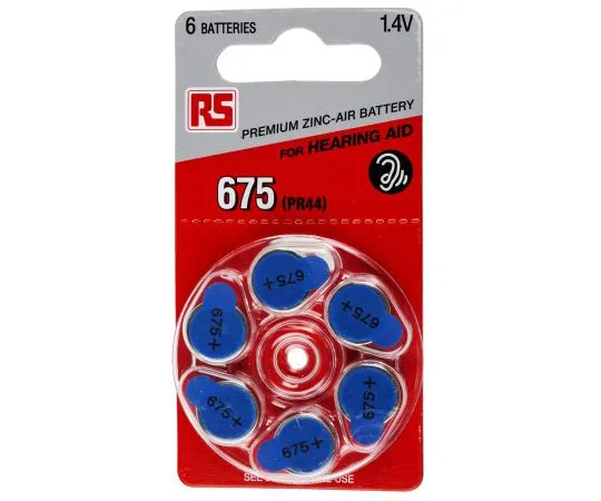 63-5114-46 RS Button Battery, PR44, 1.4V, 11.6mm Diameter 801-0730