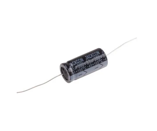 63-4989-98 RS PRO 33μF 350V dc Aluminium Electrolytic Capacitor, Through Hole 16 (Dia.) x 36mm +105°C 16mm 36mm 707-6492