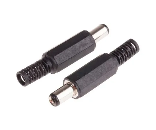 63-5086-92 RS PRO DC Power Plug Rated At 1A, 12 V, Cable Mount, length 44mm, Nickel Plate 771-9174