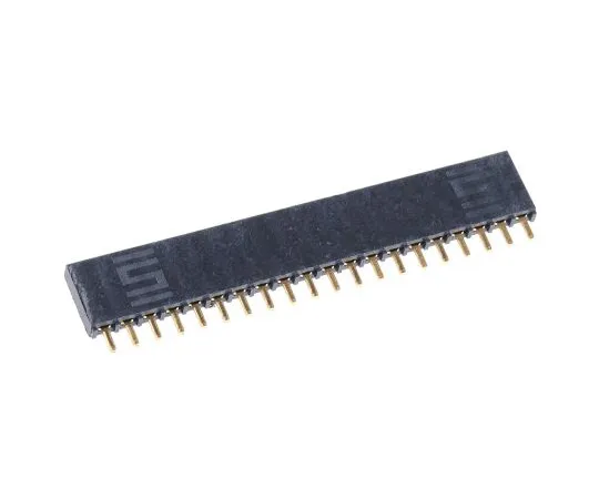 63-5080-39 Samtec SSW Series 2.54mm Pitch 20 Way 1 Row Straight PCB Socket, Through Hole, Solder Termination SSW-120-01-G-S