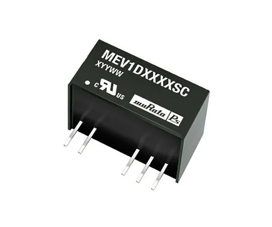 63-5110-61 Murata Power Solutions MEV1 1W Isolated DC-DC Converter Through Hole, Voltage in 21.6 → 26.4 V dc, Voltage out MEV1D2415SC