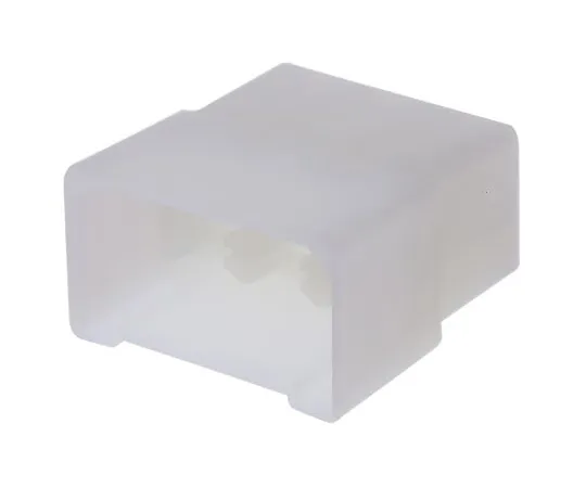 63-5102-53 TE Connectivity AMP FASTIN-FASTON Series, 6 Way Nylon 66 PCB Connector Housing, 6.35mm Tab Size, Natural 480004-5