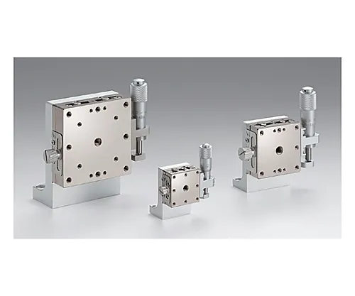 61-6973-43 Z Axis General-Purpose Stainless Steel Stage 25 x 25mm Movement Amount, 1 Rotation 0.5mm TSDH-253L