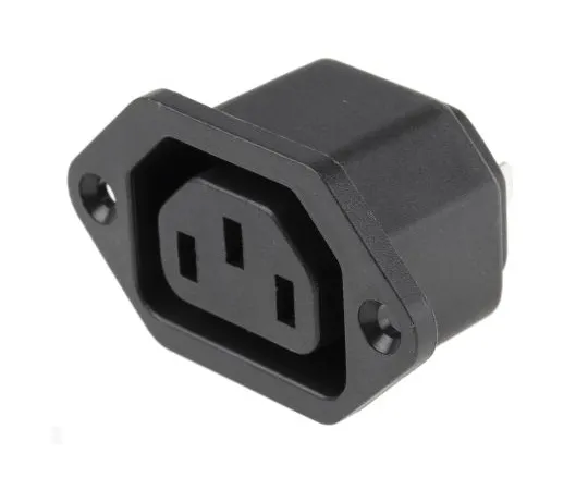 63-5125-14 RS PRO C13 Screw Mount IEC Plug Socket, 10 A, 15 A, 250 V ac 811-7193