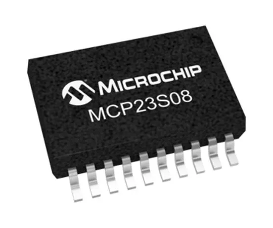 63-4963-81 Microchip, 8-Channel I/O Expander 10MHz, SPI, 20-Pin SSOP MCP23S08-E/SS