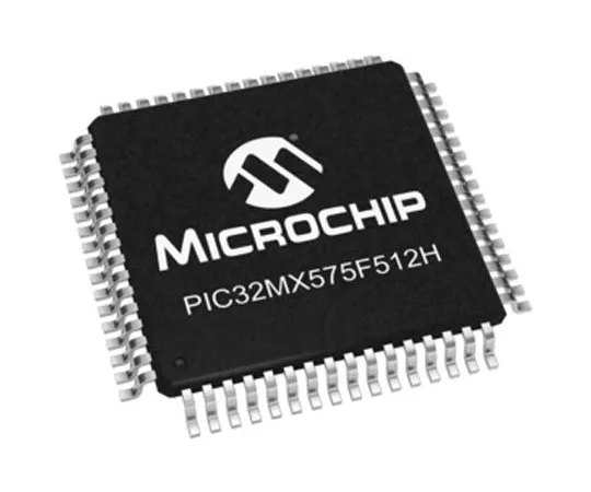 63-4963-97 Microchip, 32bit PIC Microcontroller, 80MHz, 12 kB, 512 kB Flash, 64-Pin TQFP PIC32MX575F512H-80I/PT