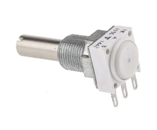 63-5105-58 Vishay 1 Gang Rotary Cermet Potentiometer with a 6 mm Dia. Shaft, 1kΩ, ±10%, 1W, Linear P11S1V0FLSY00102KA P11S1V0FLSY00102KA