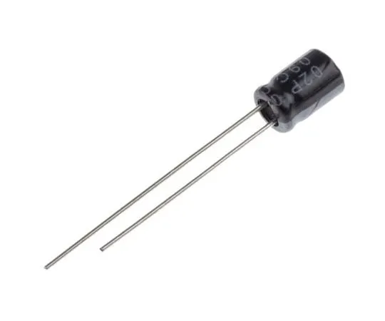 63-4989-56 RS PRO 100μF 6.3V dc Aluminium Electrolytic Capacitor, Through Hole 5 (Dia.) x 7mm +105°C 5mm 2mm 7mm 707-5792