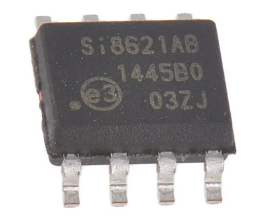 63-5135-58 Si8621AB-B-IS Silicon Labs, PCB SMT, 2-Channel Digital Isolator 1MBps, 2.5 kVrms, 8-Pin SOIC Si8621AB-B-IS