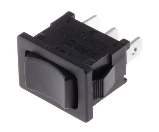 63-5012-66 TE Connectivity Single Pole Double Throw (SPDT), On-Off-On Rocker Switch Panel Mount PRASD3-16F-BB000