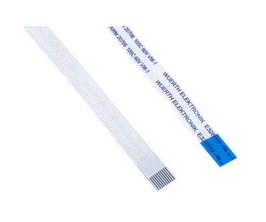 63-5077-75 Wurth Elektronik 6877 FFC Jumper Cable, 0.5mm Pitch, 10 Way, 200mm Cable Length, 500 mA, 60 V ac 687710200002