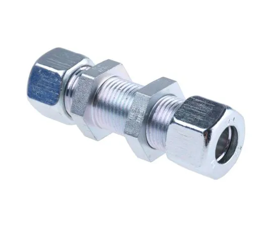 63-6548-47 Parker Hydraulic Bulkhead Compression Tube Fitting M18 x 1.5 Made From Chromium Free Zinc Plated Steel SV12LCF