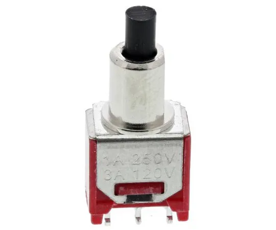 63-5035-34 RS PRO Single Pole Double Throw (SPDT) Momentary Push Button Switch, 4.95 (Dia.)mm, PCB, 32/50/125V ac 734-6726