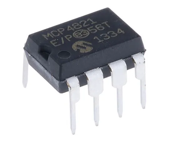63-5085-77 Microchip MCP4821-E/P, Serial DAC, 8-Pin PDIP MCP4821-E/P