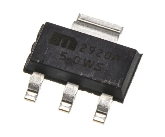 63-5174-95 Microchip MIC2920A-5.0WS-TR, LDO Regulator, 400mA, 5 V, ±4% 3+Tab-Pin, SOT-223 MIC2920A-5.0WS-TR