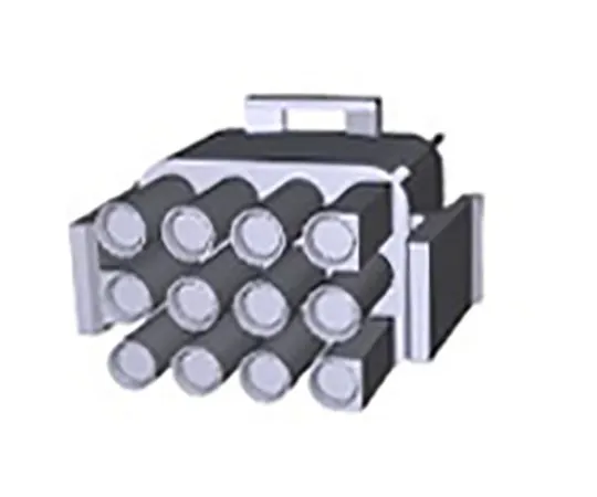 63-5153-42 TE Connectivity Universal MATE-N-LOK Male Connector Housing, 6.35mm Pitch, 12 Way, 3 Row 1-480708-0
