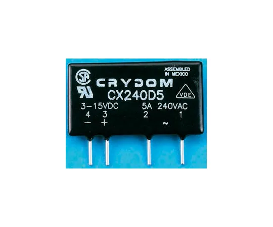 63-5039-31 Sensata / Crydom 5 A SPST Solid State Relay, Instantaneous, PCB Mount, SCR, 660 V rms Maximum Load CX480D5R