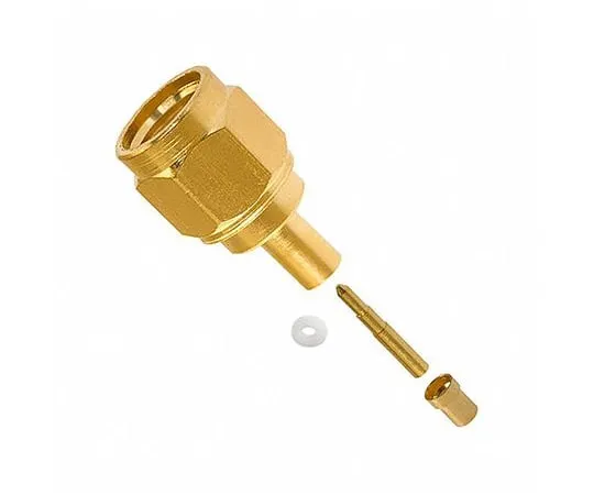 63-5162-59 Cinch Connectors Straight 50Ω Cable Mount SMA Connector, Crimp Termination RG178, RG196 142-0402-011