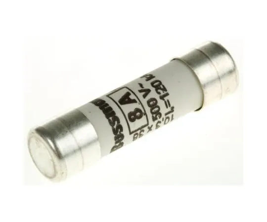 63-4985-77 Cooper Bussmann, 8A Ceramic Cartridge F***, 10 x 38mm C10G8