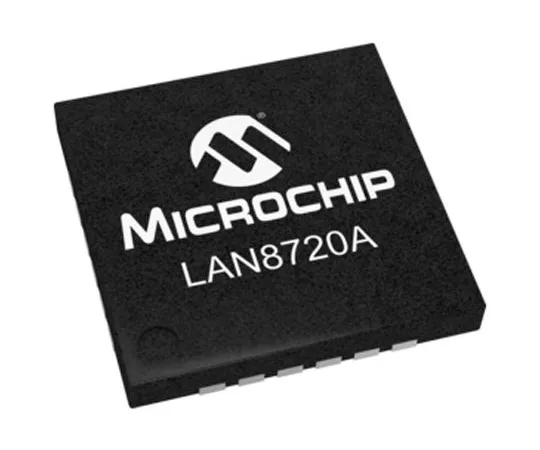 63-5088-38 Microchip LAN8720AI-CP Ethernet Transceiver, IEEE 802.3u, 10 Mbps, 100 Mbps 3.3 V, 24-Pin QFN LAN8720AI-CP