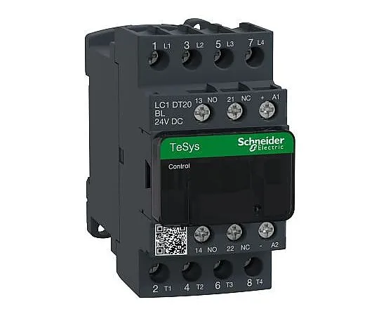 63-5049-23 Schneider Electric 4 Pole Contactor, 20 A, 24 V dc Coil, TeSys D, 4NO LC1DT20BL