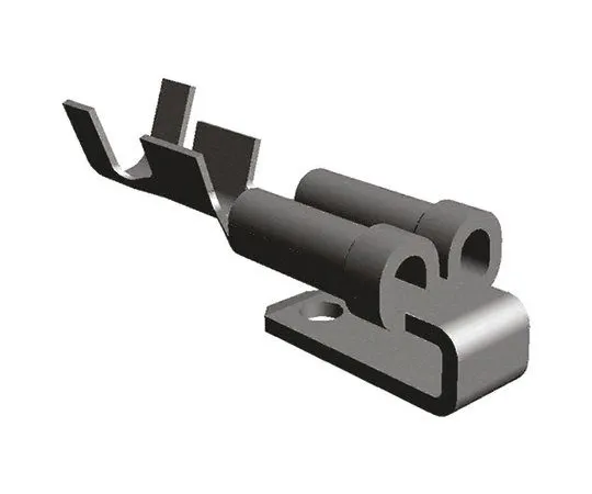 63-5013-99 TE Connectivity FASTON .110 Series Crimp Piggyback Terminal, 2.79 x 0.51mm, 0.3mm² to 0.8mm², 22AWG to 18AWG, Grey 62003-2