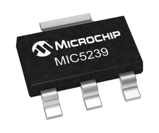 63-5174-93 Microchip MIC5239-3.3YS, LDO Regulator, 500mA, 3.3 V, ±1% 3+Tab-Pin, SOT-223 MIC5239-3.3YS