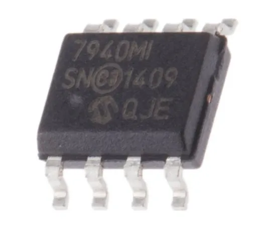 63-5071-36 Microchip MCP7940M-I/SN, Real Time Clock (RTC), 64B RAM Serial-I2C, 8-Pin SOIC MCP7940M-I/SN