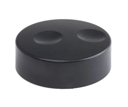 63-5092-08 RS Potentiometer Knob, Push-On Type, 38.6mm Knob Diameter, Black, Splined Shaft Type, 6mm Shaft 777-7287