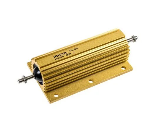 63-5037-02 Arcol HS300 Series Aluminium, Aluminium Ho***d Axial Wire Wound Panel Mount Resistor, 25Ω ±5% 300W HS300 25R J