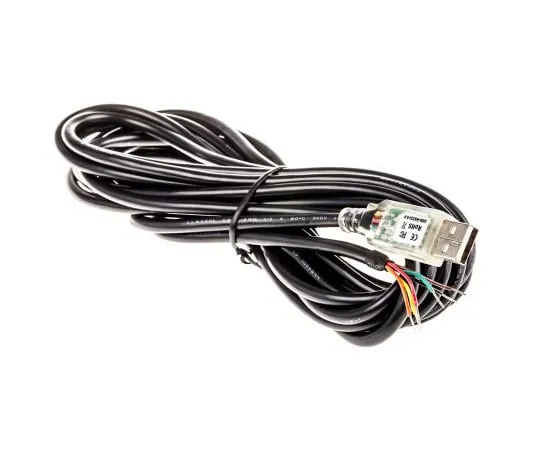 63-4963-38 FTDI Chip 5m Male USB to Wire Ended Black Interface Converter Cable USB-RS232-WE-5000-BT 0.0