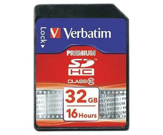 63-5053-23 Verbatim 32 GB SDHC SD Card 43963
