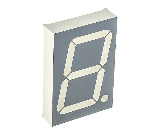 63-5152-98 SA18-11SURKWA Kingbright 7-Segment LED Display, CA Red 310 mcd RH DP 44.5mm SA18-11SURKWA