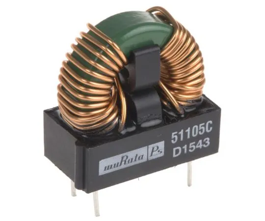 63-5010-24 Murata 1 mH Leaded Inductor, 3.3A Idc, 38mΩ Rdc 5100 51105C