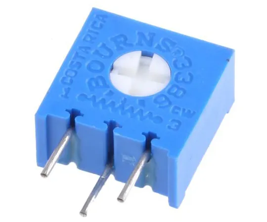 63-4969-51 Bourns 1 Gang Trimmer Cermet Potentiometer, 2kΩ, ±10%, 0.5W, Linear 3386V-1-202LF 3386V-1-202LF