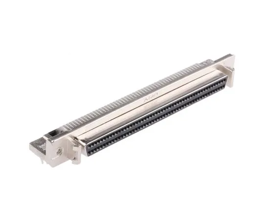 63-4958-12 TE Connectivity Amplimite .050 III Series, 100 Way Right Angle Through Hole PCB D-sub Connector Socket, 2.54mm Pitch, 5787082-9