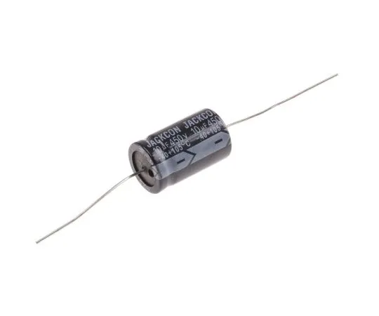 63-4989-87 RS PRO 10μF 450V dc Aluminium Electrolytic Capacitor, Through Hole 16 (Dia.) x 28mm +105°C 16mm 28mm 707-6420