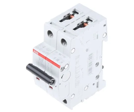 63-5050-18 ABB System M Pro S200 MCB Mini Circuit Breaker 2P, 16 A, 6 kA, Curve B S202-B16